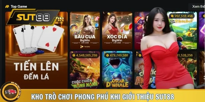 Các chuyên mục hiện đang có mặt tại nhà cái