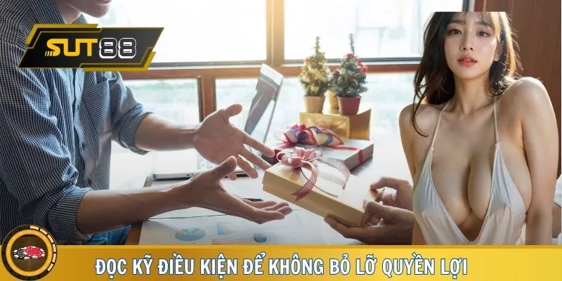 Chú ý khi muốn nhận ưu đãi từ SUT88