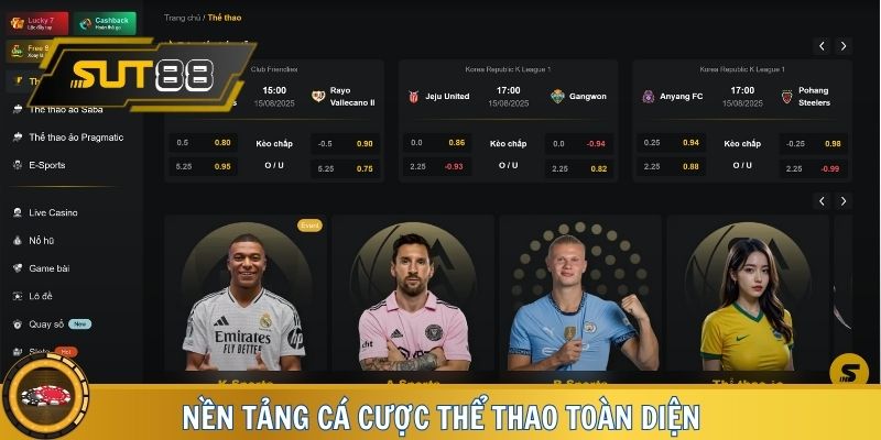 Trực tiếp các trận đấu thể thao